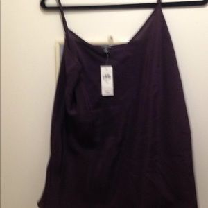 New Wine Silk Tank